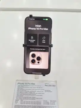 Cicilan Mulai 0% IPHONE 16PROMAX 256GB Dissert Titanium