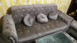 Sofa minimalis abu bekas