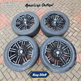Velg American Outlaw Ring 20 lebar 9
pcd. 6x139,7  Et. 0