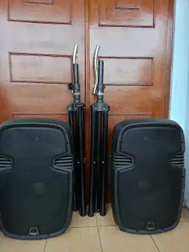 SPEAKER AKTIF VISIONEER 16 INCH WITH STAND