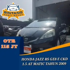 HONDA JAZZ RS E GE8 1.5 AT AUTOMATIC 1500 CC BENSIN TAHUN 2009