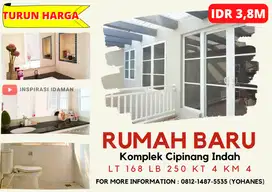 Rumah Baru Komplek Cipinang Indah Jakarta Timur