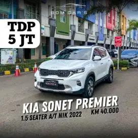 [CASH/KREDIT] KIA SONET 1.5 PREMIERE 5 SEATER A/T NIK.2022/DAVID