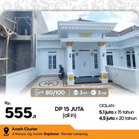 ARASH CLUSTER DP Cuma 15 Juta All In Strategis dekat Ciplazz Rajabasa