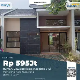 Rumah Dijual, Vinus Residence, Pamulang Timur, Pamulang, Tangsel.