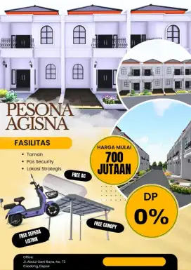 Pesona Agisna. Rumah mewah 2 Lantai. Harga murah se kota Depok