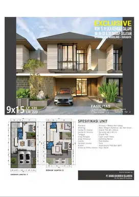 3 Unit Rumah Lagi Di Woodland Citraland Surabaya