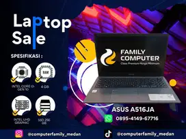 ASUS A516JA|CORE I3 GEN 10|INTEL UHD GRAPHIC|RAM 4GB|SSD 256GB