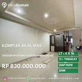 Townhouse siap huni komplek bilal mas daerah krakatau dan pancing
