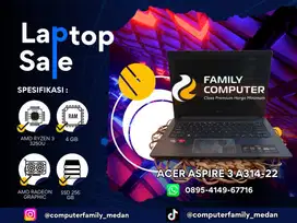 ACER ASPIRE A314-22|AMD RYZEN 3 3250|AMD RADEON GRAPHIC|RAM 4GB|SSD256