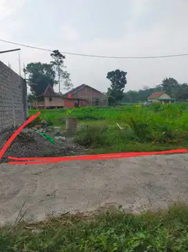 Dijual Tanah View Sawah Strategis dekat UNRIYO dan JOGJA BAY