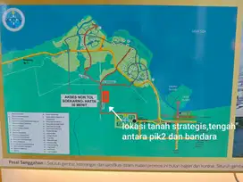 Jual Cepat Kavling Tanah Strategis Belakang PIK 2 Teluk Naga Tangerang
