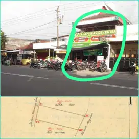 Tanah dan bangunan pinggir jln raya gambiran umbulharjo