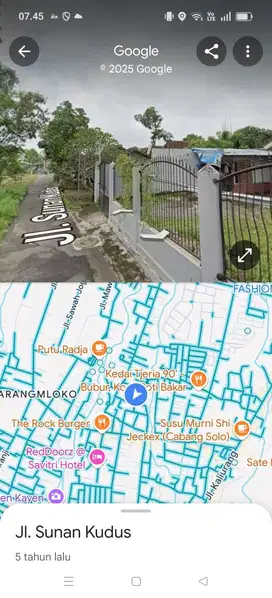 Tananh strategis jaban jln kaliurang Kam 8 jln damai