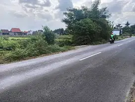 Tanah oekarnagan sangat strategis pinggir jln utama manisrenggo