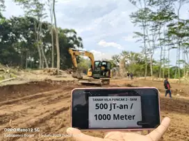 Di jual tanah kavling villa shm luas 1000 meter di puncak 2 bogor