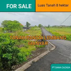 TANAH PANTAI LEMBANG GIANYAR 8Ha