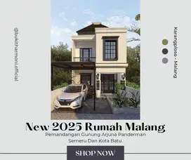 Dijual rumah malang dekat-nya batu kota wisata