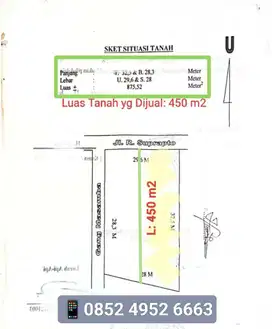 DIJUAL TANAH STRATEGIS UNTUK BISNIS DI TENGAH KOTA BONTANG