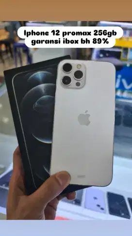 Iphone 12 promax 128gb garansi ibox second