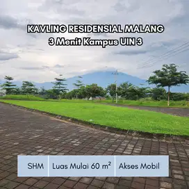 Kavling Cocok Untuk Untuk Kost Mahasiswa, 3 Menit Kampus UIN 3 Malang