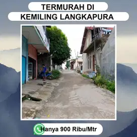 TANAH DATAR SIAP BANGUN DI KEMILING MASIH MURAH BANGET