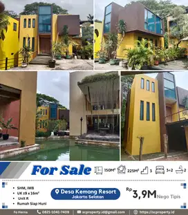 Dijual Rumah 3lt Siap Huni!!! di Desa Kemang Resort Jakarta Selatan