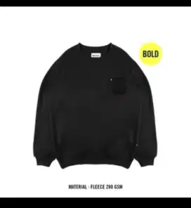 HOOLIGANS CREWNECK HITAM XL