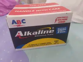 Baterai alkaline a3 ada 2 box batre alkaline