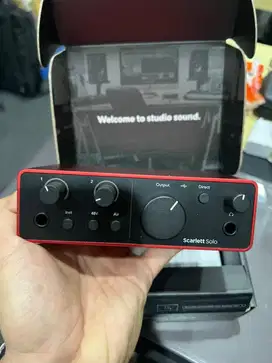FOCUSRITE SCARLETT SOLO 4TH SOUNDCARD AUDIO