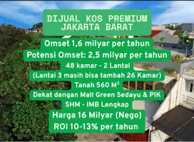ROI 10-13% Kost Premium (Hotel budget) - Penuh - tinggal lanjut!