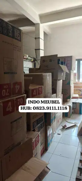 JUAL KARTON PEKINGAN, BONGKARAN KARTON LEMARI PLASTIK, MASIH BAGUS