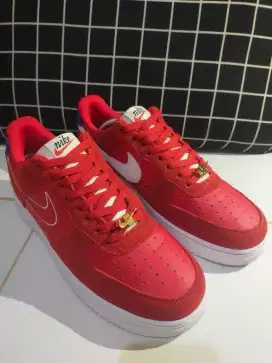 PRELOVED NIKE AF 1 RED UNIVERSITY