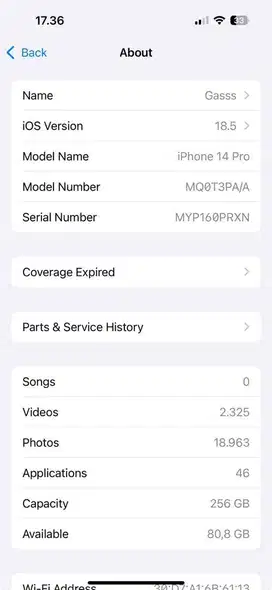 IPHONE 14 PRO 256GB BLACK - IBOX