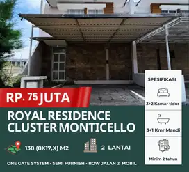 ROYAL RESIDENCE 2 Lantai ‼️ Sewa Rumah Lebar 8 Dekat Raya Wiyung