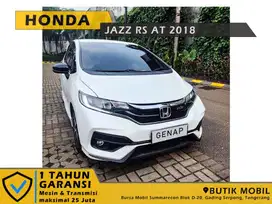 Jazz RS Facelift 1.5 AT 2018 Putih. Low KM 44rb