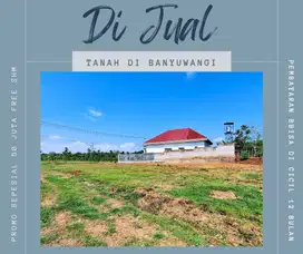 Dijual tanah murah 50 juta an di Banyuwangi Tegalsari, kavling 8