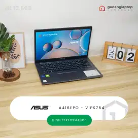 ASUS A416EPO - VIPS754
INTEL Core i7 - 1165G7 8/512 Nvidia MX330