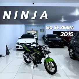 [ODO 11RB‼️] KAWASAKI NINJA 150 SS ZEBRA 2015 ORI