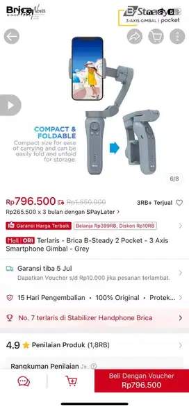Brica stabilizer 3 axis