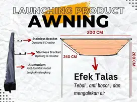 AWNING CAR WHALE CARRIER 200 X 200 X 240 CM