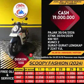 Scoopy Fashion 2024, Pajak ON, KM Rendah