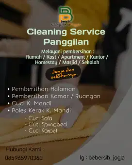 Cleaning service panggilan jogja