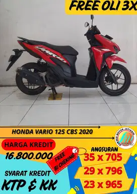 HONDA VARIO 125 CBS 2020 BISA CASH DAN KREDIT