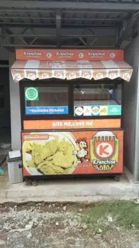 Gerobak Ayam Krenchise Fullset