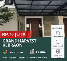 Grand Harvest 2 Lantai‼️Sewa Rumah Kebraon dekat Raya Wiyung
