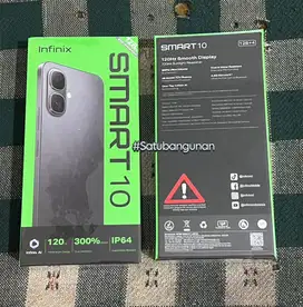 Infinix Smart 10 Ram 4+4/128 Gb Baru Segel Box Garansi Resmi 12 Bulan