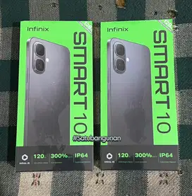 Infinix Smart 10 Ram 4+4/128 Gb Baru Segel Box Garansi Resmi 12 Bulan