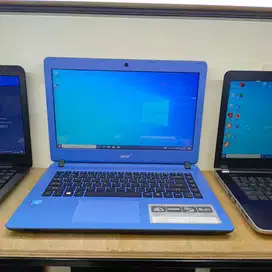 Laptop Second Acer 14 inch Windows 10 pro Ram 4gb SSD 128gb siap pakai