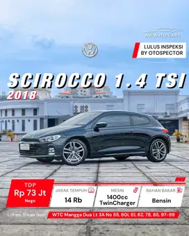VERY LOW KM VW Scirocco 1.4 TSi 2018 R Line